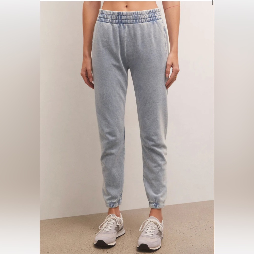 Z Supply Slim Knit Denim Jogger